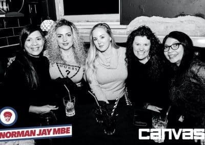 Guests posing for a photo at the Norman Jay night at Canvas Bournemouth
