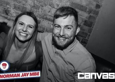Guests posing for a photo at the Norman Jay night at Canvas Bournemouth