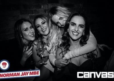 Guests posing for a photo at the Norman Jay night at Canvas Bournemouth