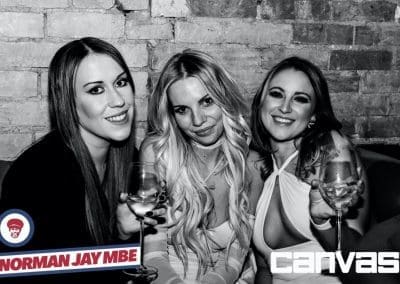 Guests posing for a photo at the Norman Jay night at Canvas Bournemouth