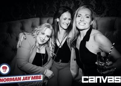 Guests posing for a photo at the Norman Jay night at Canvas Bournemouth
