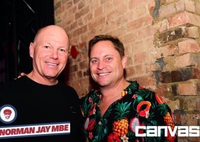 Guests posing for a photo at the Norman Jay night at Canvas Bournemouth