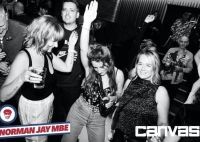 Crowd dancing at the Norman Jay night at Canvas Bournemouth