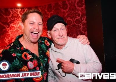 Guests posing for a photo at the Norman Jay night at Canvas Bournemouth