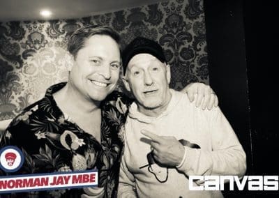 Guests posing for a photo at the Norman Jay night at Canvas Bournemouth