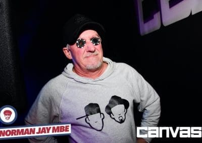 Guests posing for a photo at the Norman Jay night at Canvas Bournemouth