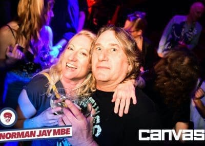 Guests posing for a photo at the Norman Jay night at Canvas Bournemouth