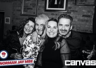 Guests posing for a photo at the Norman Jay night at Canvas Bournemouth