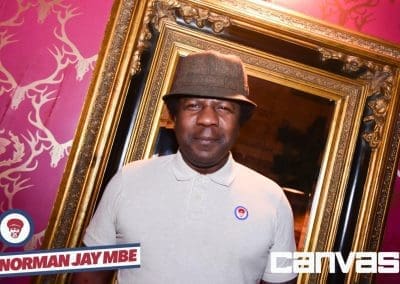 Portrait of the DJ at the Norman Jay night at Canvas Bournemouth