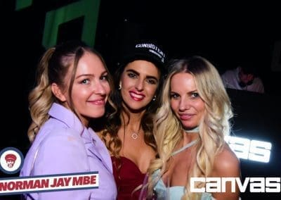 Guests posing for a photo at the Norman Jay night at Canvas Bournemouth