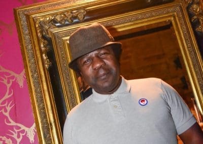 Portrait of the DJ at the Norman Jay night at Canvas Bournemouth