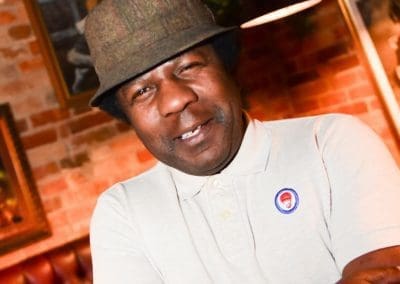 Portrait of the DJ at the Norman Jay night at Canvas Bournemouth