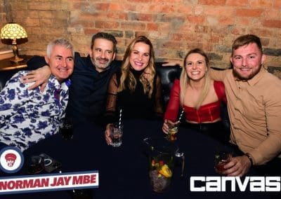 Guests posing for a photo at the Norman Jay night at Canvas Bournemouth
